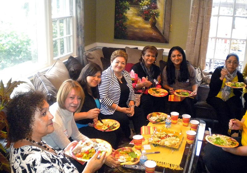 Women at the meeting